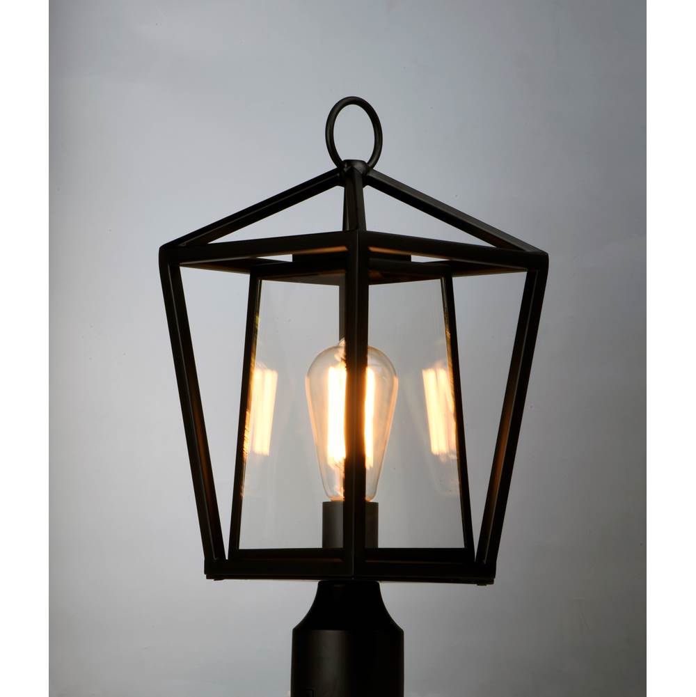 Maxim Lighting 3171CLBK Black Artisan 1-light Outdoor Post Lamp Image 3