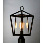 Maxim Lighting 3171CLBK Black Artisan 1-light Outdoor Post Lamp Image 3