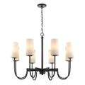 Maxim Lighting 32008SWBK Black Town And Country 8-light Chandelier Image 1