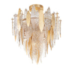 Maxim Lighting 32320CLCMPGL Gold Leaf Majestic 10-light Flush Mount Image 1