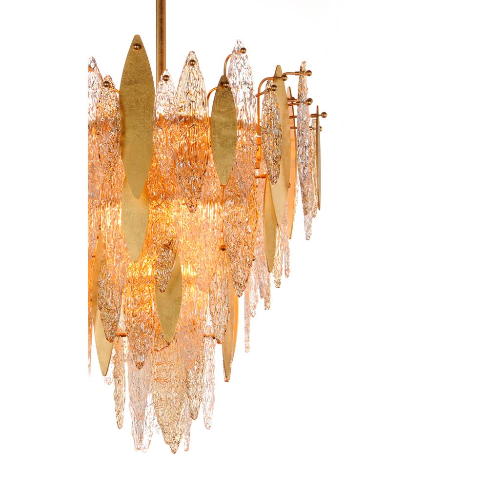 Maxim Lighting 32325CLCMPGL Gold Leaf Majestic 12-light Chandelier Image 3