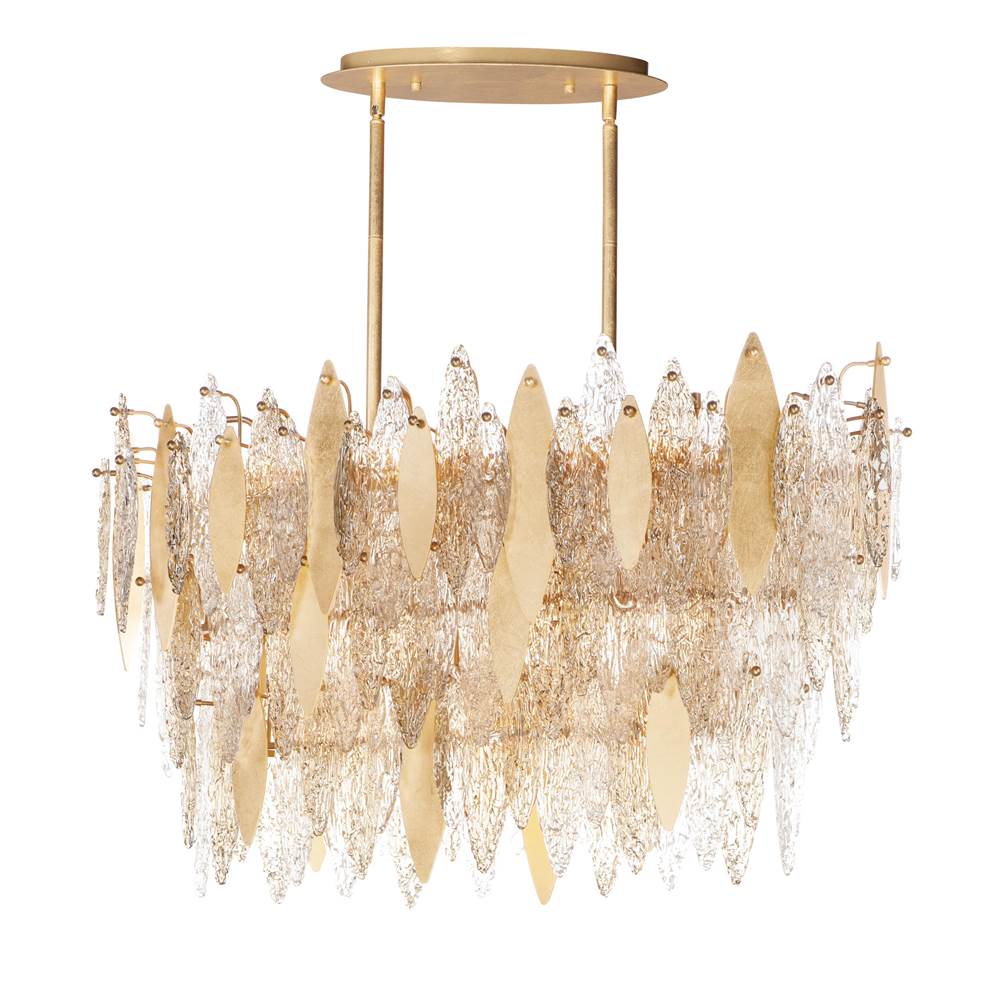 Maxim Lighting 32326CLCMPGL Gold Leaf Majestic 18-light Chandelier Image 1