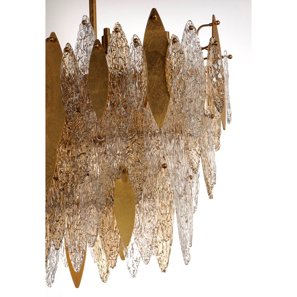 Maxim Lighting 32326CLCMPGL Gold Leaf Majestic 18-light Chandelier Image 2
