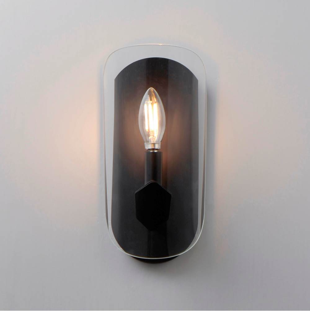 Maxim Lighting 32351CLBK Black Armory 1-light Wall Sconce Image 4
