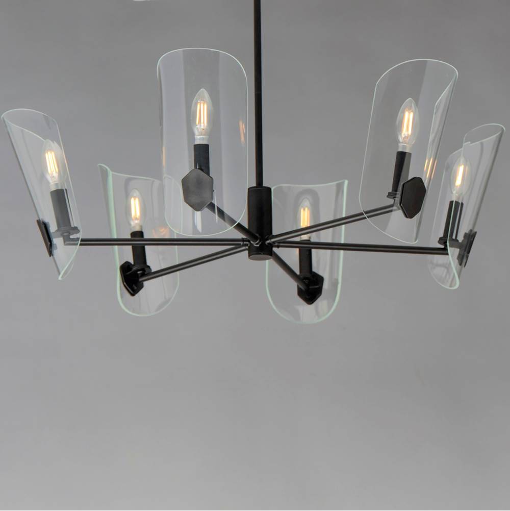 Maxim Lighting 32356CLBK Black Armory 6-light Chandelier Image 3