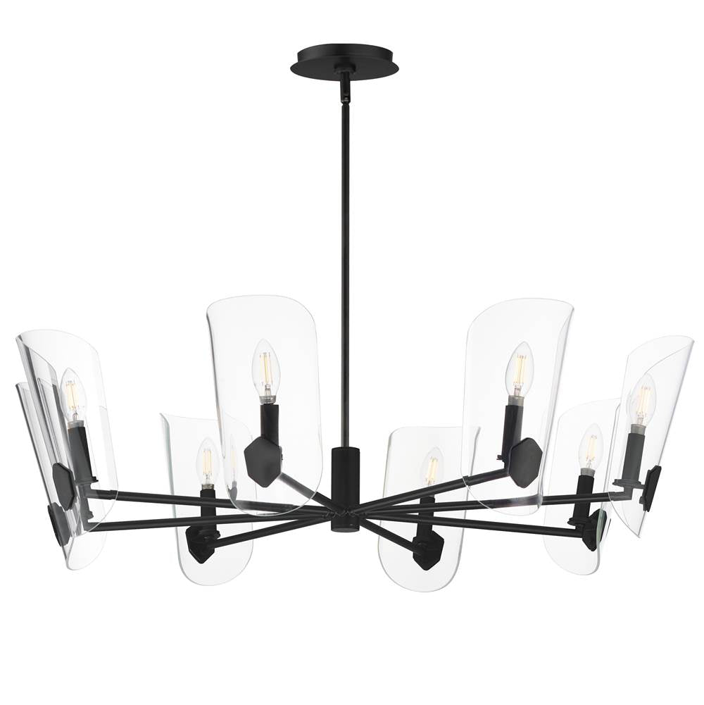 Maxim Lighting 32358CLBK Black Armory 8-light Chandelier Image 1