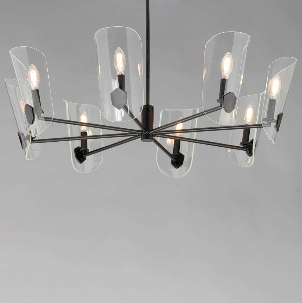 Maxim Lighting 32358CLBK Black Armory 8-light Chandelier Image 3