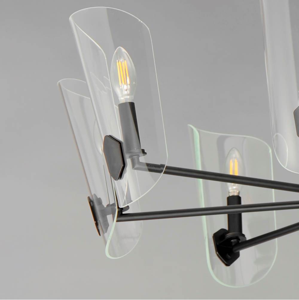 Maxim Lighting 32358CLBK Black Armory 8-light Chandelier Image 2