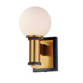 Maxim Lighting 32482SWBKNAB Black,Natural Aged Brass San Simeon 2-light Led Wall Sconce Image 1