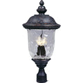 Maxim Lighting 3420WGOB Oriental Bronze Carriage House Dc 3-lt Outdoor Pole/post Lantern Image 1