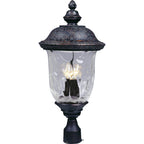 Maxim Lighting 3420WGOB Oriental Bronze Carriage House Dc 3-lt Outdoor Pole/post Lantern Image 1