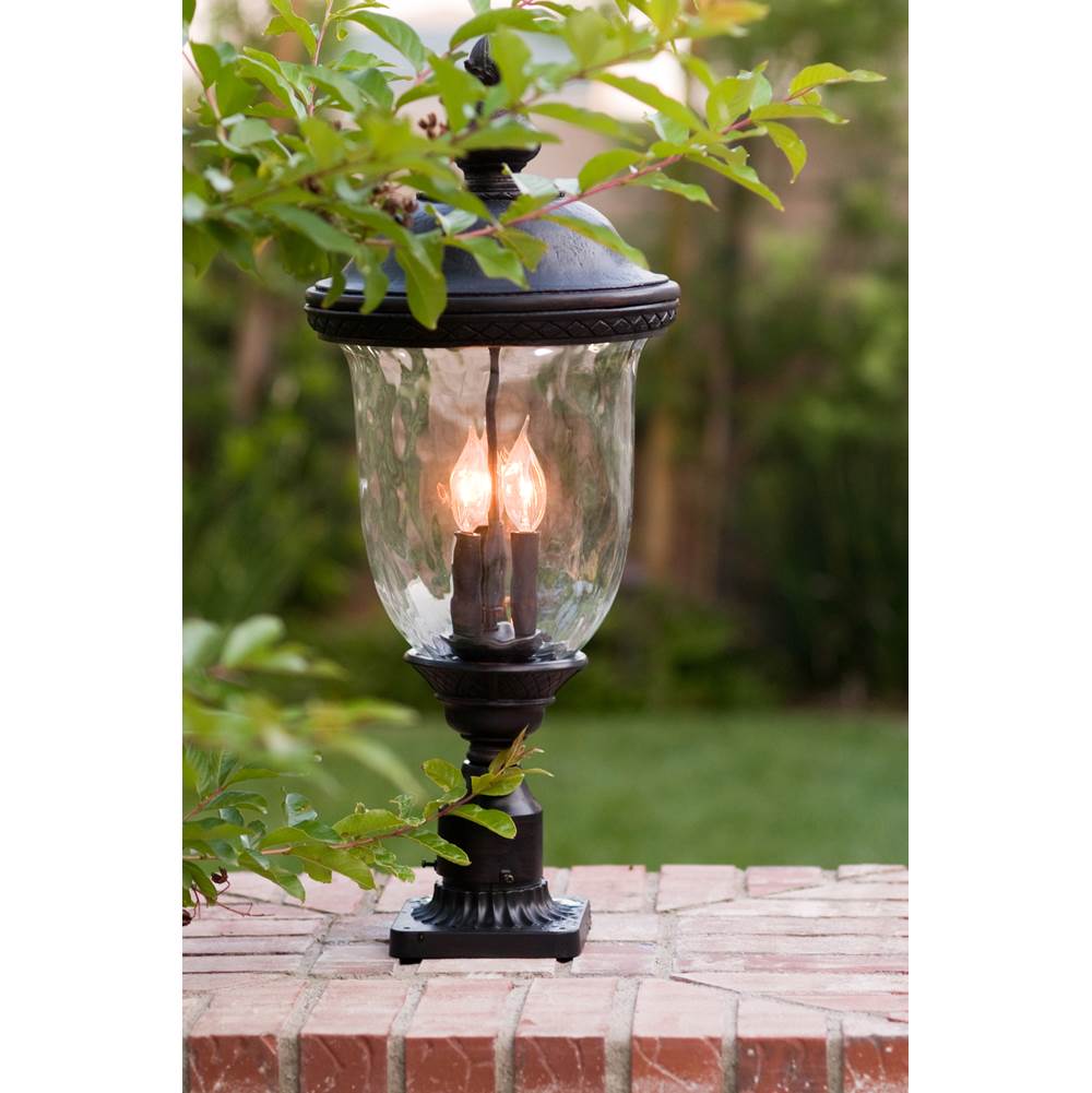 Maxim Lighting 3420WGOB Oriental Bronze Carriage House Dc 3-lt Outdoor Pole/post Lantern Image 6
