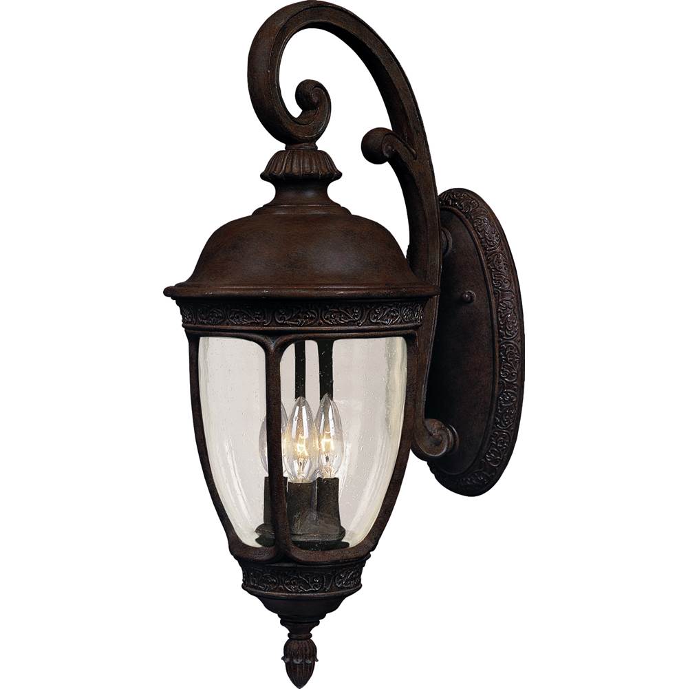 Maxim Lighting Knob Hill Dc Knob Hill Cast 3-light Outdoor Wall Lantern