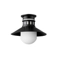 Maxim Lighting 35120SWBK Black Admiralty 1-light Outdoor Flush Mount Image 1