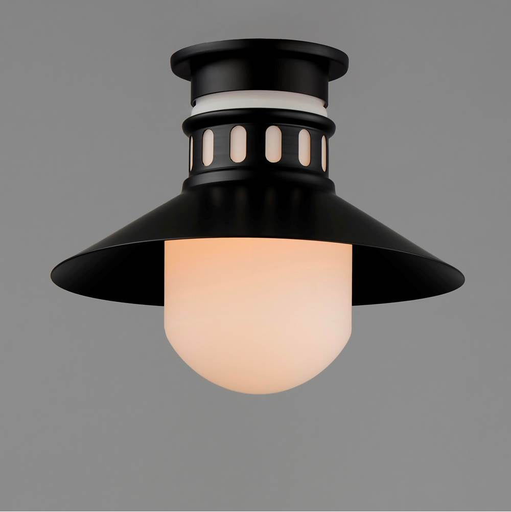 Maxim Lighting 35120SWBK Black Admiralty 1-light Outdoor Flush Mount Image 3