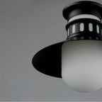 Maxim Lighting 35120SWBK Black Admiralty 1-light Outdoor Flush Mount Image 2