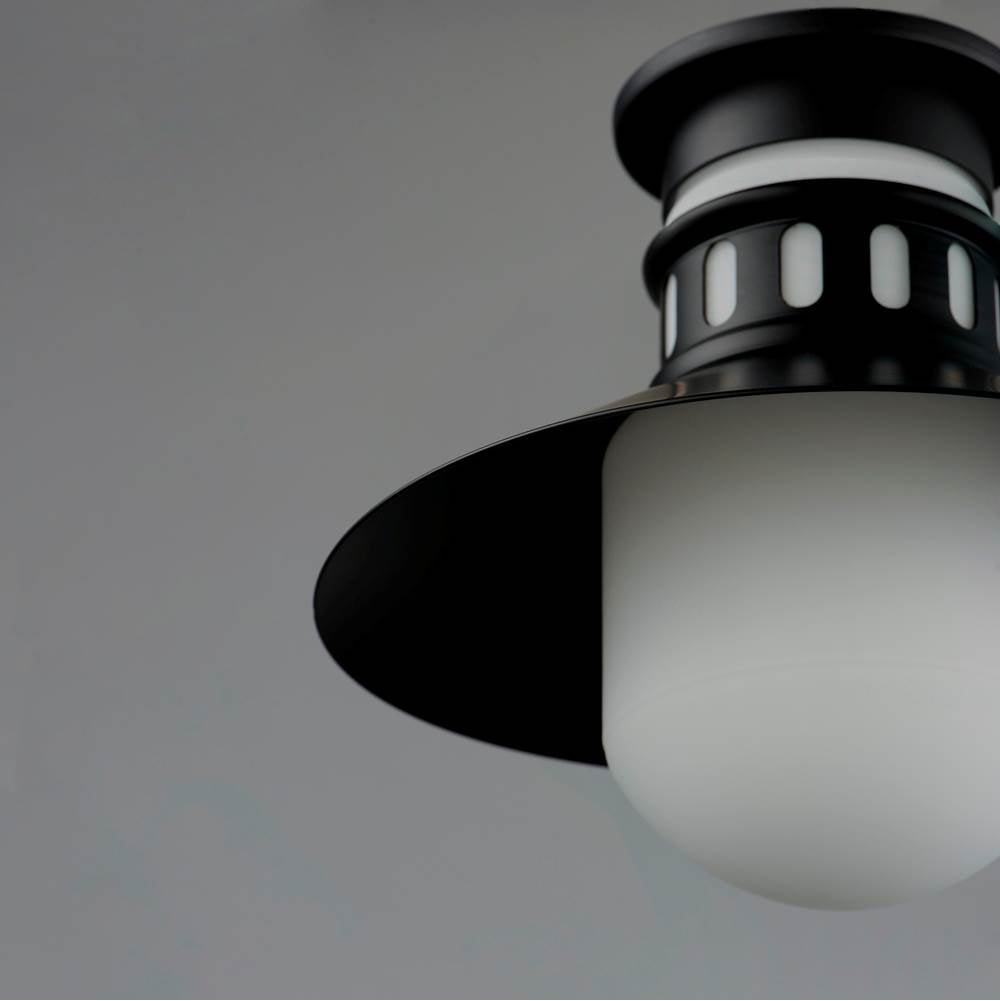 Maxim Lighting 35120SWBK Black Admiralty 1-light Outdoor Flush Mount Image 2