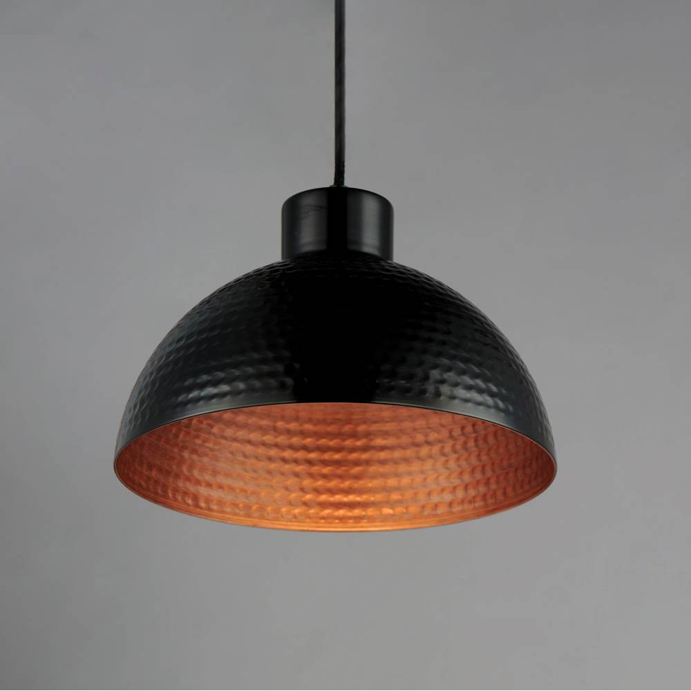 Maxim Lighting 35142BKACP Black,Antique Copper Rockport 1-light Pendant Image 4