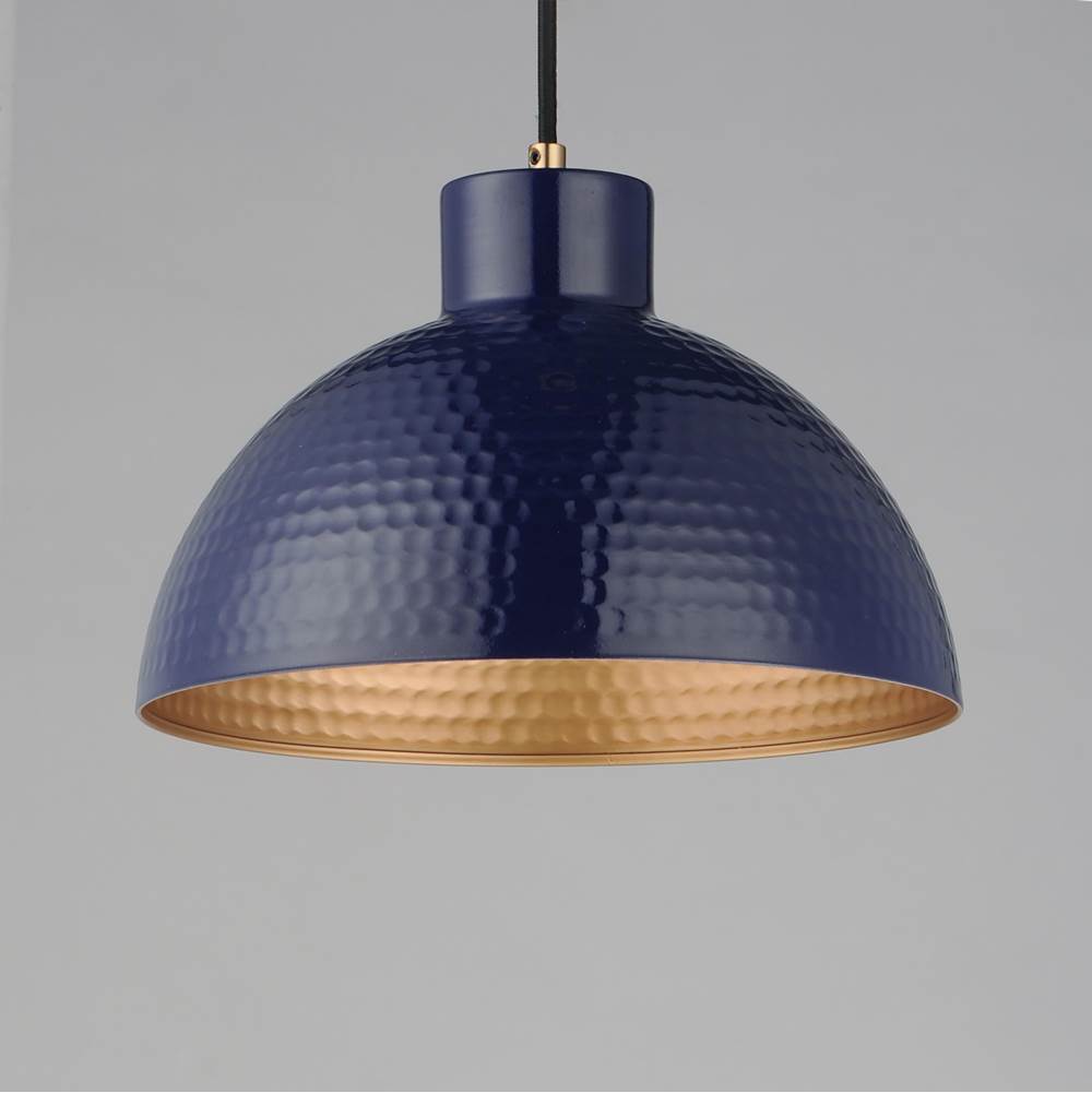Maxim Lighting 35144GNNAB Green,Natural Aged Brass Rockport 12'' 1-light Pendant Image 3