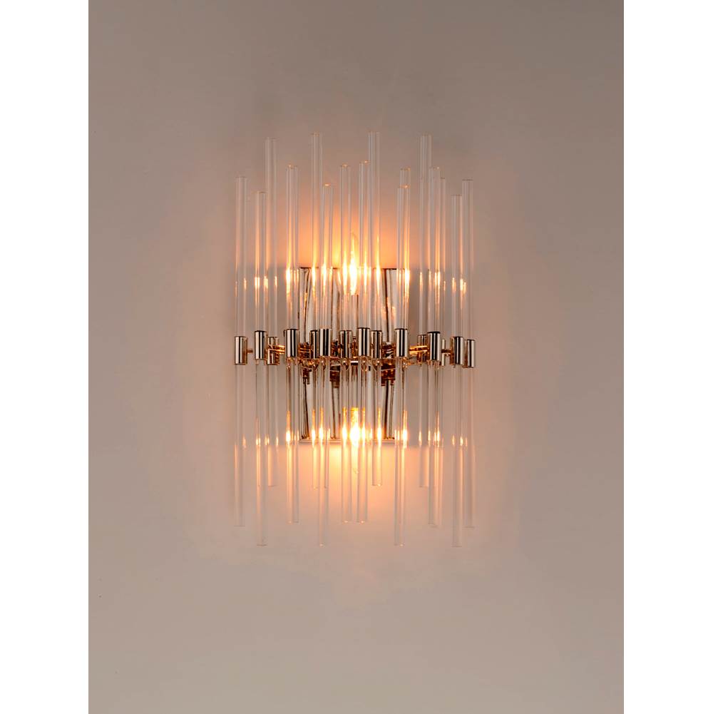 Maxim Lighting 38409CLPN Polished Nickel Divine 2-light Wall Sconce Image 3