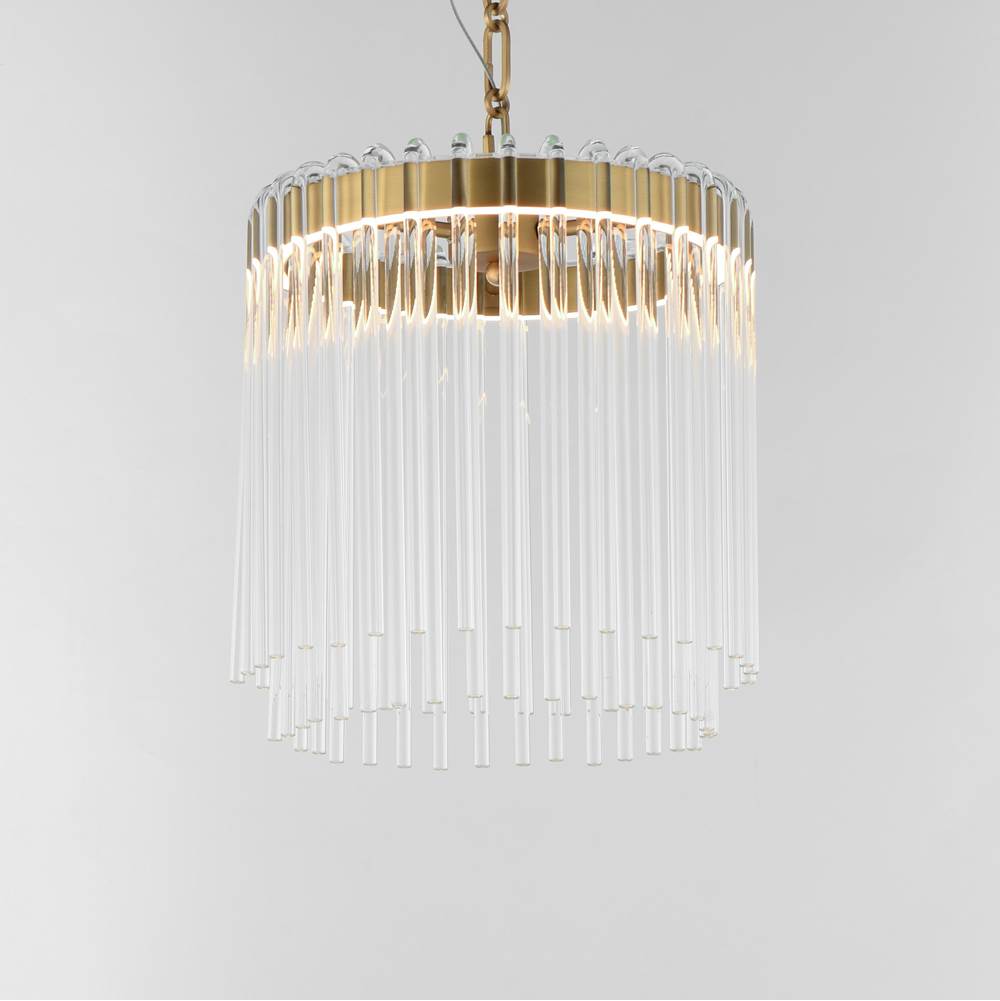 Maxim Lighting 38421CLNAB Natural Aged Brass Jolie-single Pendant Image 3