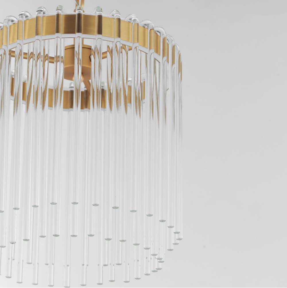Maxim Lighting 38421CLNAB Natural Aged Brass Jolie-single Pendant Image 2