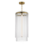 Maxim Lighting 38426CLNAB Natural Aged Brass Jolie-entry Foyer Pendant Image 1