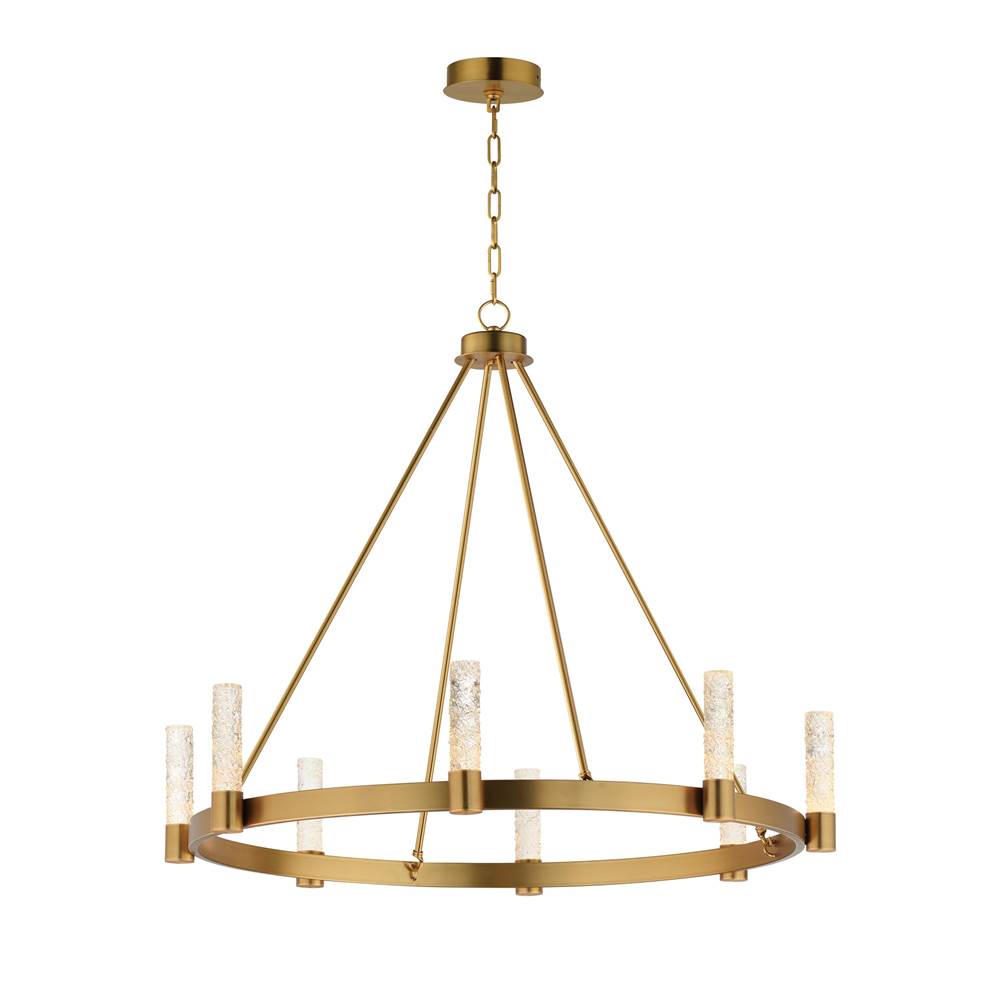 Maxim Lighting 38446IBNAB Natural Aged Brass Duchess-chandelier Image 1