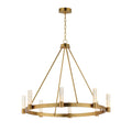 Maxim Lighting 38446IBNAB Natural Aged Brass Duchess-chandelier Image 1
