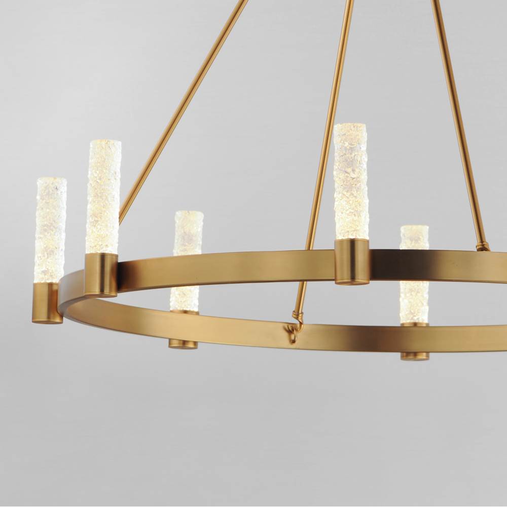 Maxim Lighting 38446IBNAB Natural Aged Brass Duchess-chandelier Image 3