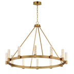 Maxim Lighting 38448IBNAB Natural Aged Brass Duchess-chandelier Image 1