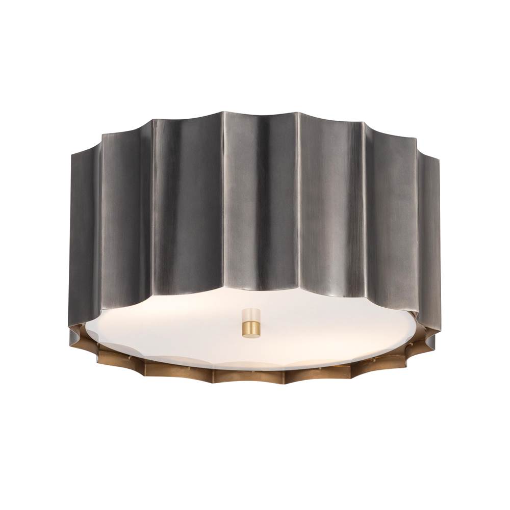 Maxim Lighting 39130GMGLD Gunmetal,Gold Allegra Flush Mount Image 1