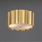 Maxim Lighting 39130WBR Weathered Brass Allegra Flush Mount Image 2