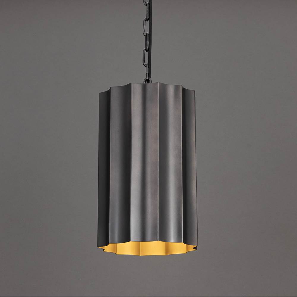 Maxim Lighting 39131GMGLD Gunmetal,Gold Allegra 1-light Mini Pendant Image 2