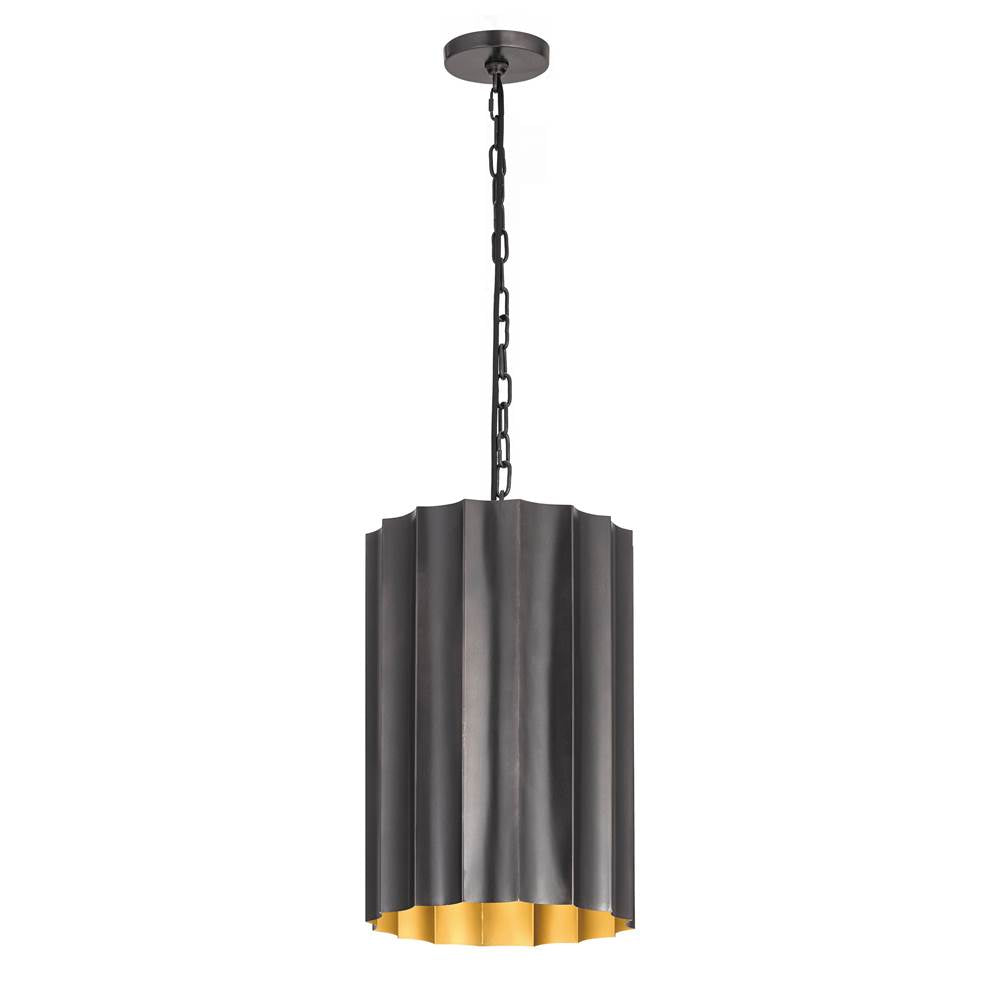 Maxim Lighting 39132GMGLD Gunmetal,Gold Allegra Small 1-light Pendant Image 1