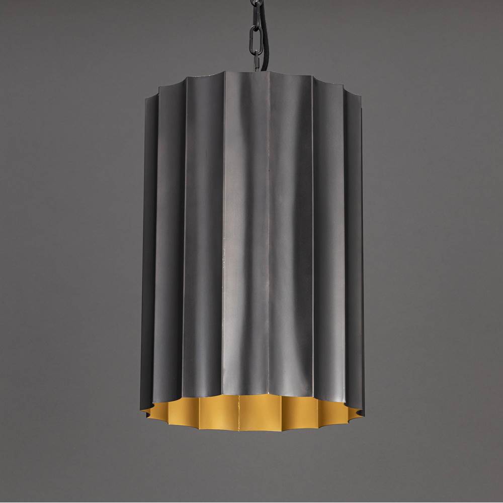 Maxim Lighting 39132GMGLD Gunmetal,Gold Allegra Small 1-light Pendant Image 2