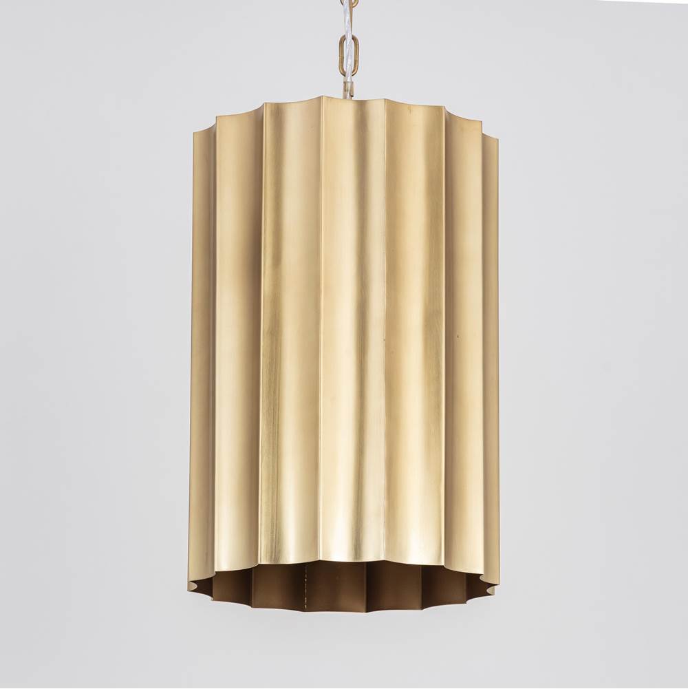 Maxim Lighting 39132WBR Weathered Brass Allegra Small 1-light Pendant Image 3
