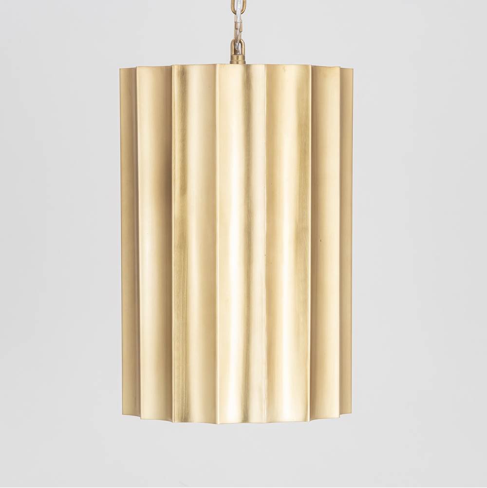 Maxim Lighting 39132WBR Weathered Brass Allegra Small 1-light Pendant Image 2