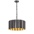 Maxim Lighting 39133GMGLD Gunmetal,Gold Allegra Large 1-light Pendant Image 1