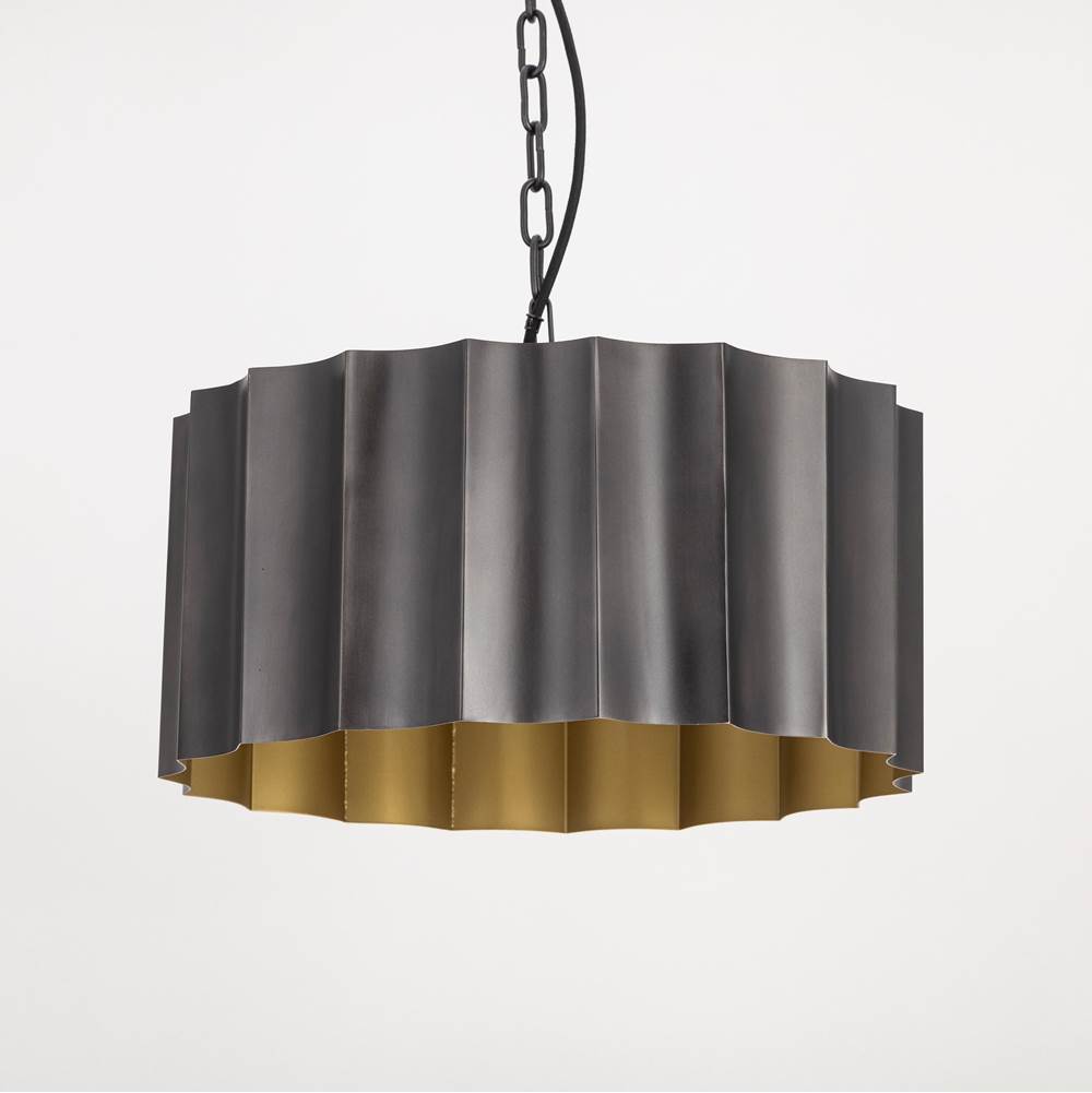 Maxim Lighting 39133GMGLD Gunmetal,Gold Allegra Large 1-light Pendant Image 3