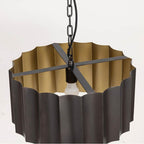 Maxim Lighting 39133GMGLD Gunmetal,Gold Allegra Large 1-light Pendant Image 2
