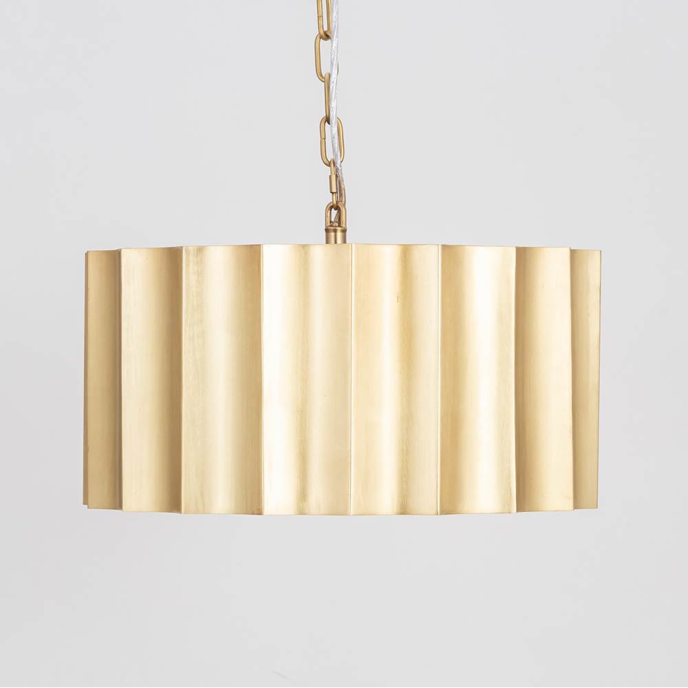 Maxim Lighting 39133WBR Weathered Brass Allegra Large 1-light Pendant Image 3