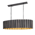 Maxim Lighting 39136GMGLD Gunmetal,Gold Allegra 5-light Linear Pendant Image 1