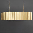 Maxim Lighting 39136WBR Weathered Brass Allegra 5-light Linear Pendant Image 2