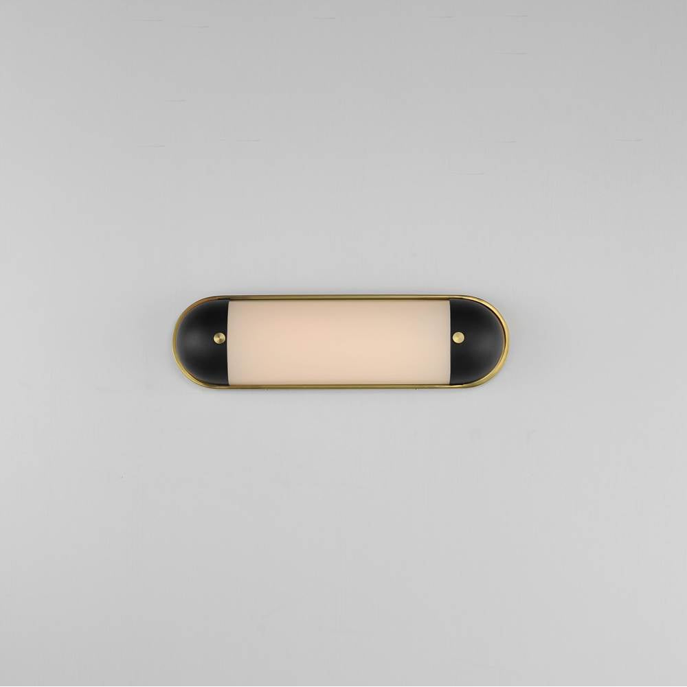 Maxim Lighting 39561SWBKNAB Black,Natural Aged Brass Capsule 18'' Led Bath Vanity Cct Select Image 4