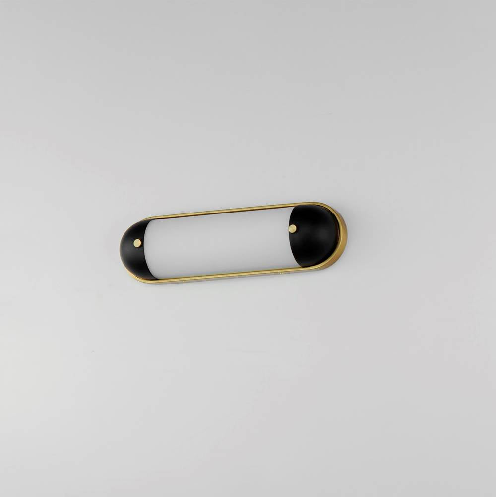 Maxim Lighting 39561SWBKNAB Black,Natural Aged Brass Capsule 18'' Led Bath Vanity Cct Select Image 3