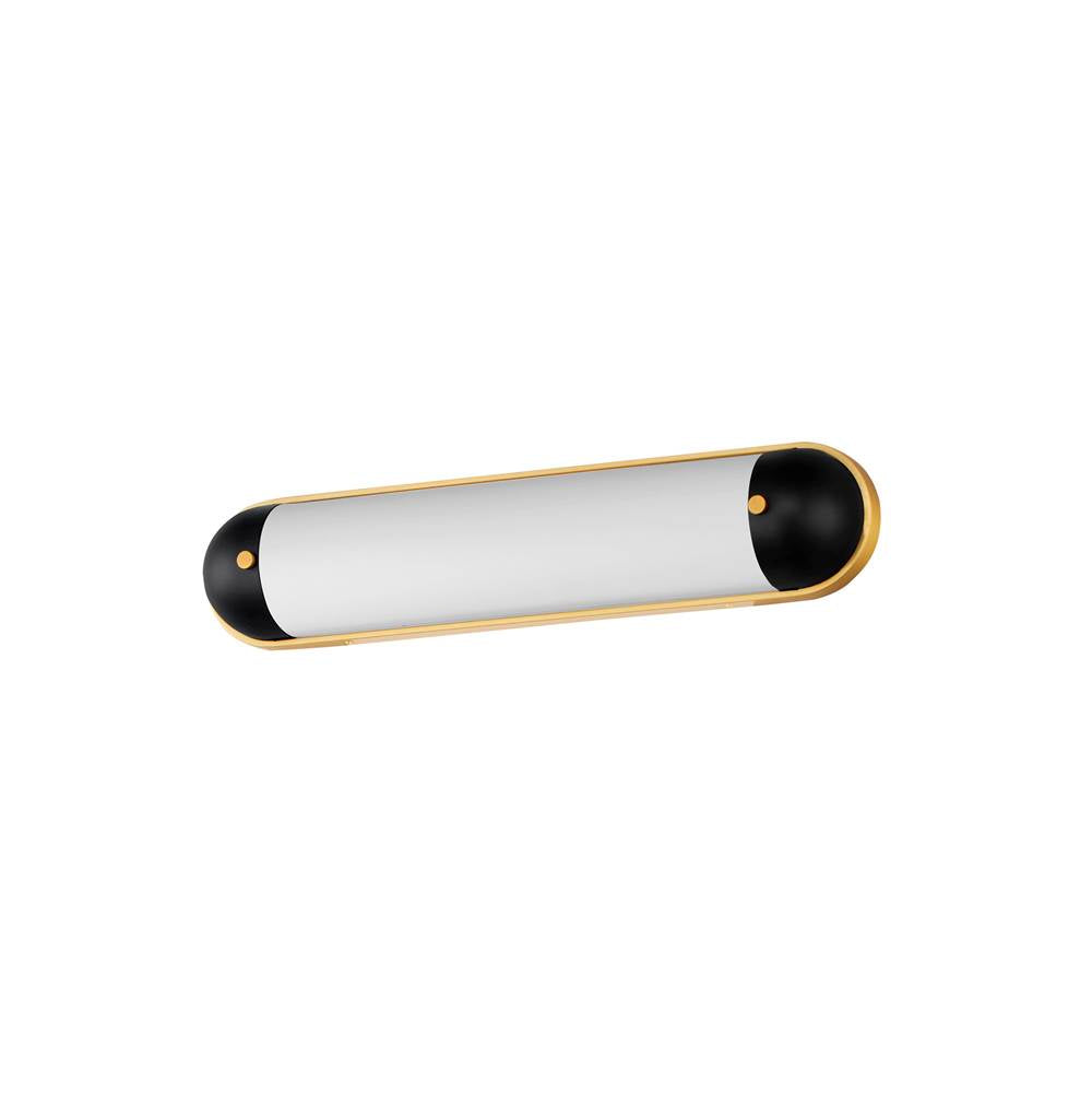 Maxim Lighting 39562SWBKNAB Black,Natural Aged Brass Capsule 24'' Led Bath Vanity Cct Select Image 1