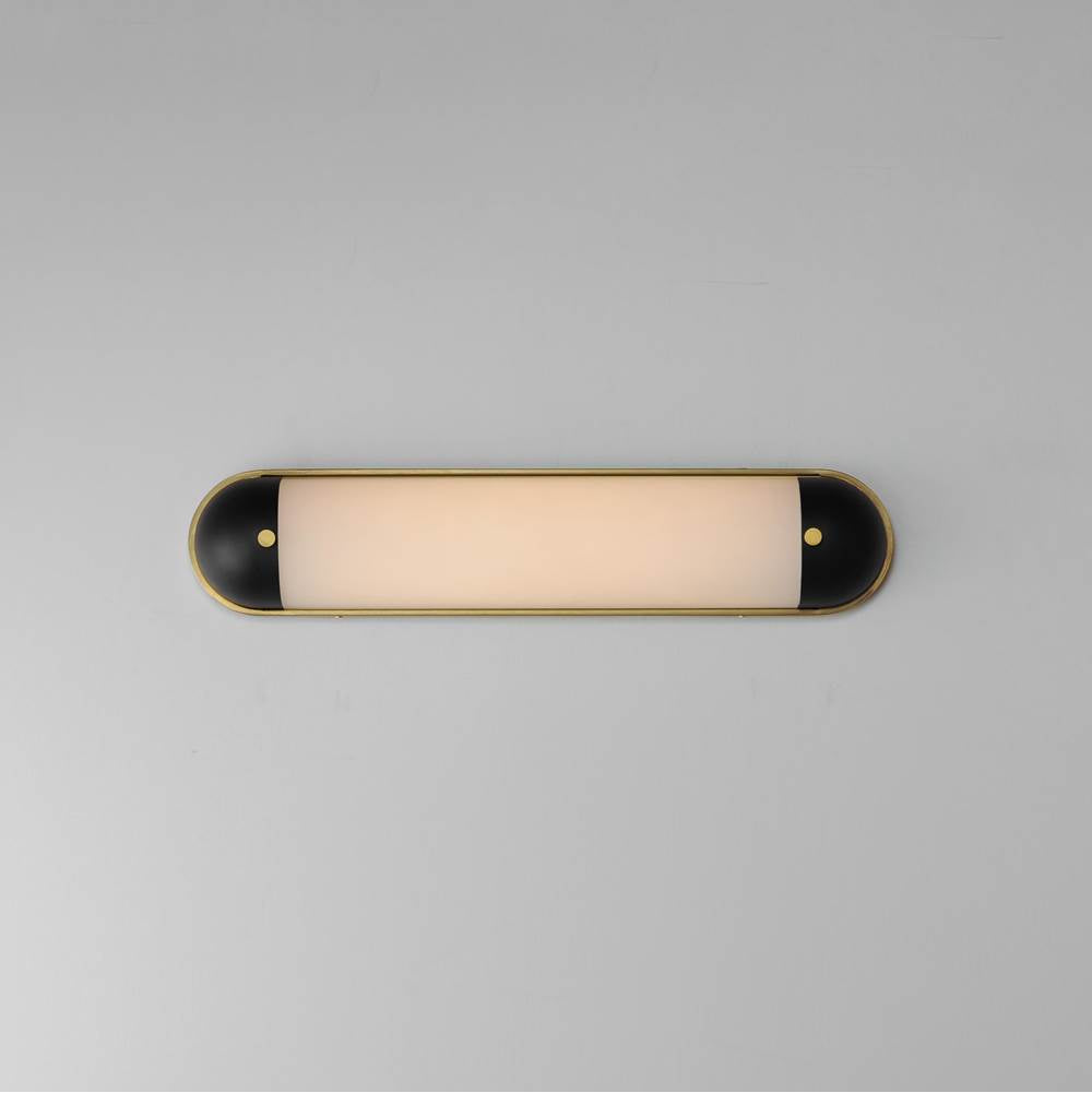 Maxim Lighting 39562SWBKNAB Black,Natural Aged Brass Capsule 24'' Led Bath Vanity Cct Select Image 4