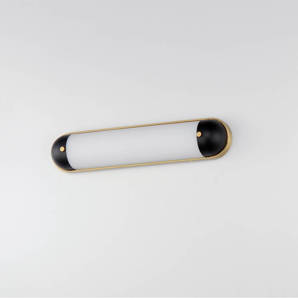 Maxim Lighting 39562SWBKNAB Black,Natural Aged Brass Capsule 24'' Led Bath Vanity Cct Select Image 3