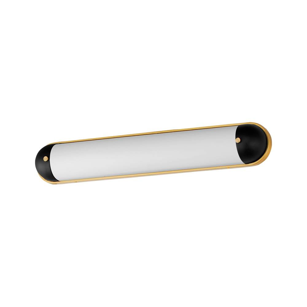 Maxim Lighting 39563SWBKNAB Black,Natural Aged Brass Capsule 30'' Led Bath Vanity Cct Select Image 1